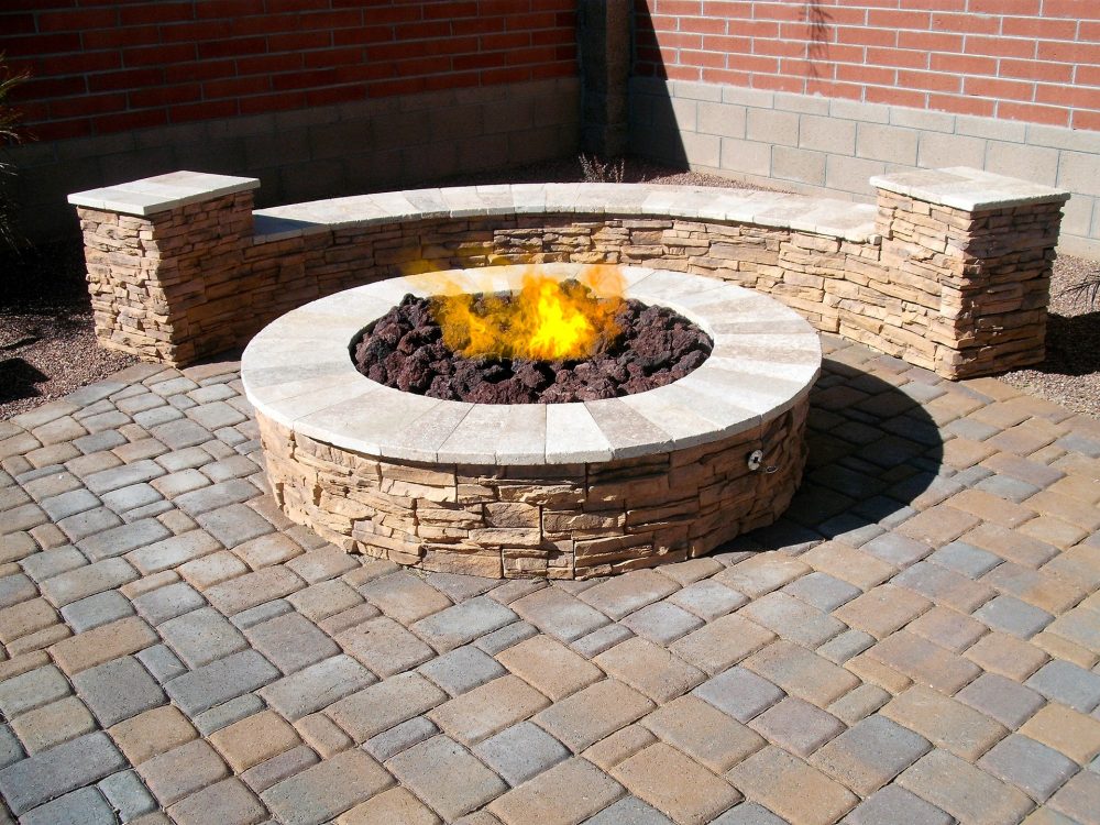 custom outdoor fireplaces in phoenix